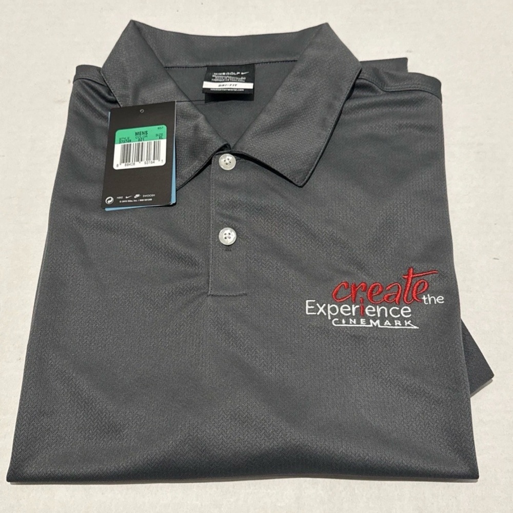 Nike Golf Polo Create The Experience Cinemark Polo Shirt  Men’s Size XL